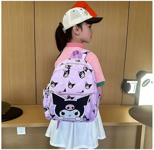 Рюкзак дитячий із тканини Зайчик Kuromi, 29x24x10 см, 1810-1 - фото 9