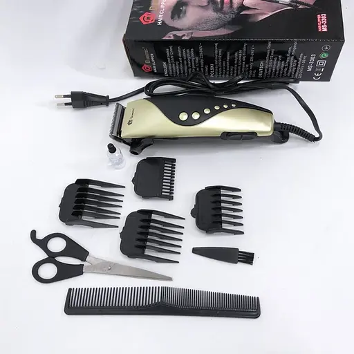 Машинка для стрижки DOMOTEC MS-3303 стрижка для стрижки 45 мм нержавеющая сталь 12 Вт Серебристо-черный - фото 6