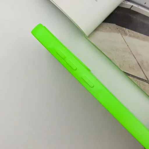 Чохол TPU Getman Liquid Silk Full Camera для Samsung Galaxy S23 FE Салатовий / Neon Green - фото 4