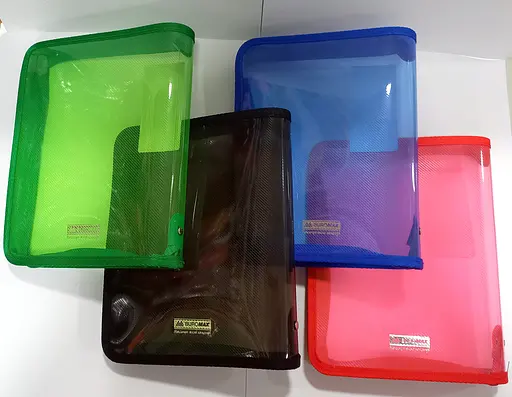 Папка, на блискавці, B5, BM.3940-99 BUROMAX, матовий напівпрозорий пластик, кольорова (4823078953063) Червоний - фото 2