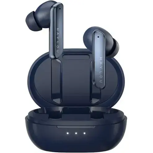 Наушники TWS Haylou W1 dark blue RU - фото 4