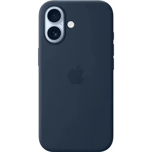 Чехол Silicone Case with Button, Animation & MagSafe для Apple iPhone 17 Midnight AAA (149942) - фото 2
