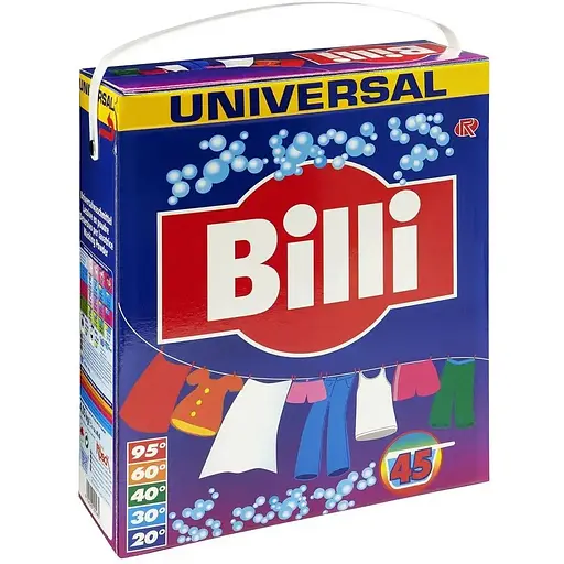 Порошок для прання Billi універсальний 45 прань 3 кг - фото 1