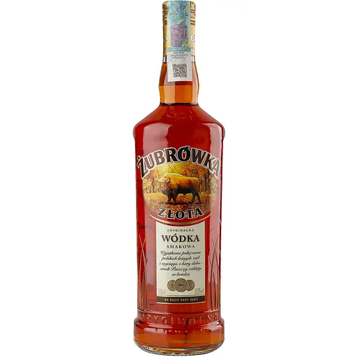 Алкогольный напиток Zubrowka Zlota 37.5% 0.7 л - фото 1