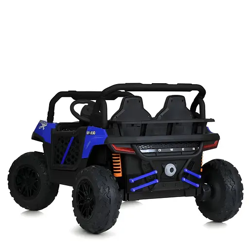 Електромобіль дитячий Bambi M 5911EBLR-4-2 24V на 2 моторах та USB для музики блакитно-синій - фото 5