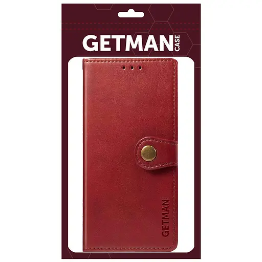 Кожаный чехол-книга GETMAN Gallant (PU) для TECNO Camon 16 SE Красный - фото 5