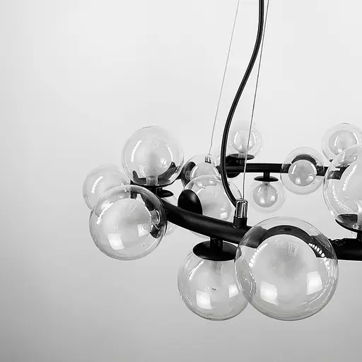 Подвесной светильник Bubble Round в черном корпусе Line.F 690/25 BK - фото 6