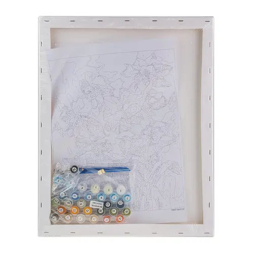 Набір для розпису по номерах "Білі нарциси" 40*50 см, IDEA2-GX47109, ТМ "99IDEAS" - фото 6