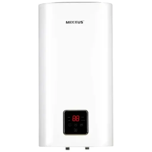Водонагрівач Mixxus EWH-15100 CUBE DRY 100 л, 2 кВт, сухий ТЕН, вертикальний, квадратний, білий (WH0619) - фото 1
