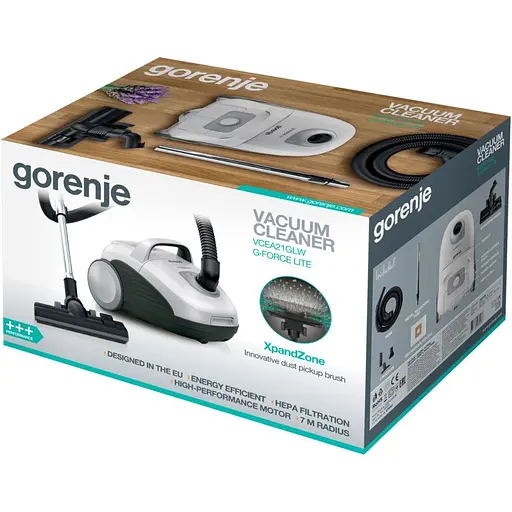 Пилосос Gorenje VCEA21GLW [145913] - фото 6