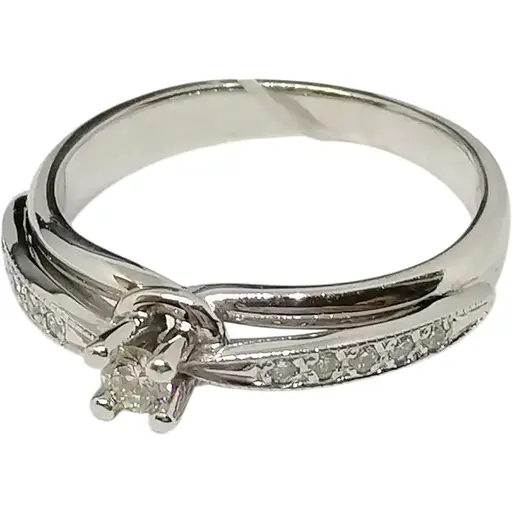 Золотое кольцо Гаразд с бриллиантами. 3022652 16,5