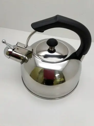 Якісний металевий чайник зі свистком з нержавіючої сталі для газової плити А-Плюс чайник нержавійка - фото 5