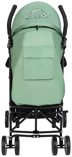 Коляска для ребенка прогулочная FreeON Simple, black - dark green [CD] - фото 8