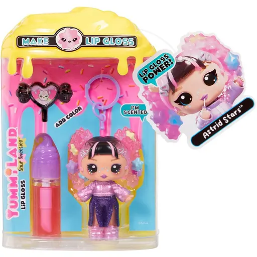 Дитячий іграшковий набір з лялькою Астрід Старс Yummiland 545859 з блиском для губ - фото 1