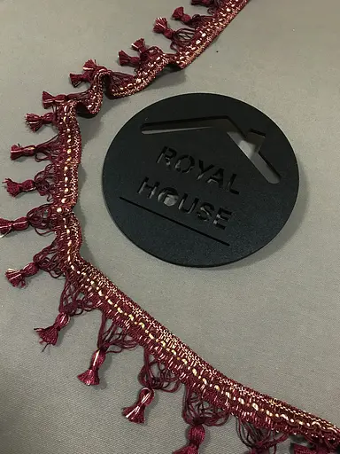 Бордовая бахрома (кисти) - фото 2