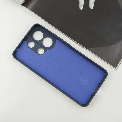 Чохол Silicone Cover Lakshmi Full Camera (AA) для Xiaomi Redmi Note 13 5G Синій / Midnight Blue - фото 3