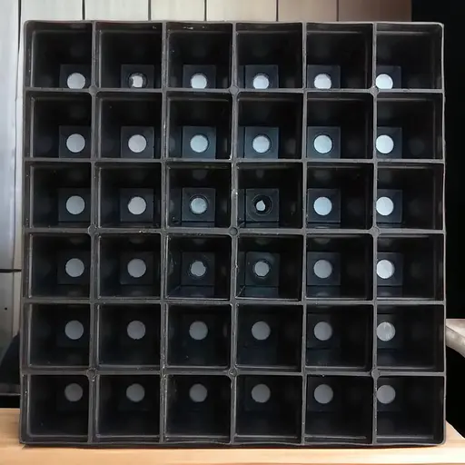 Кассета для рассады на 36 ячеек 19.5 × 19.5 × 4.5 см Черный 88090 - фото 7