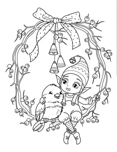 Велика книга розмальовок : Новий рік - фото 6