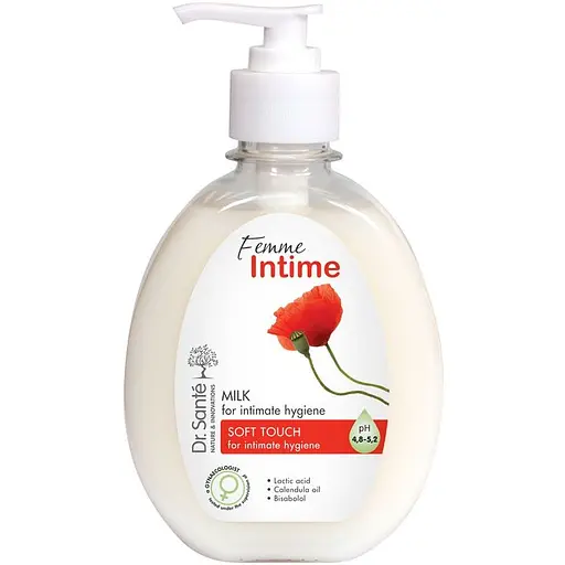Молочко для інтимної гігієни Dr. Sante Femme Intime М'який дотик 230 мл