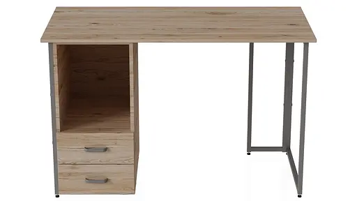 Компьютерный стол Ferrum-decor Отто 75x140x70 серый ДСП Дуб Сан-Марино 16мм (FRD-101524) - фото 2