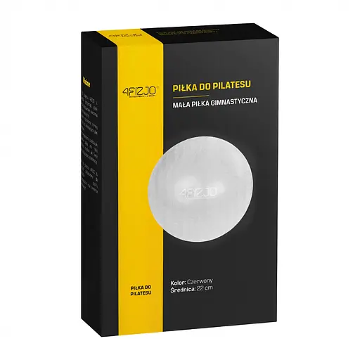 Мяч для пилатеса, йоги, реабилитации 4FIZJO 22 см Grey (P-5907739314499) - фото 4