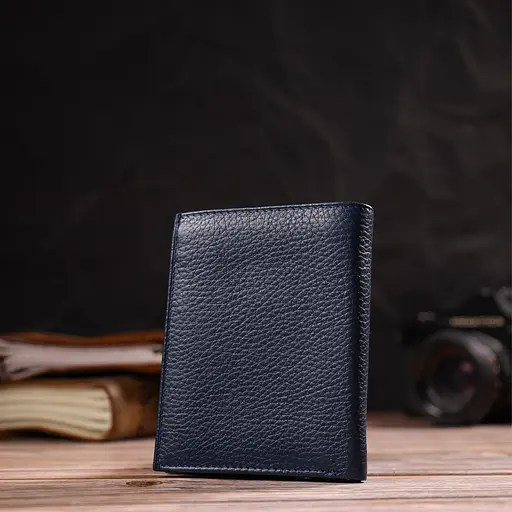 Мужской кожаный кошелек Canpellini 9х11.5х1 см acs0025635 - фото 7