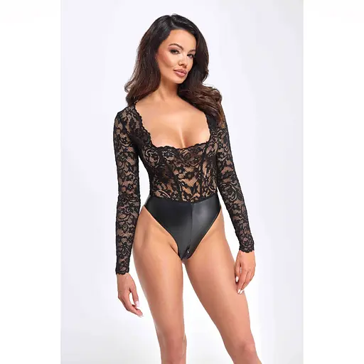 Сексуальне боді Noir Handmade F296 S чорний - фото 5