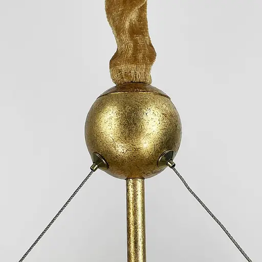 Підвісна люстра у золотому корпусі Ø 60 см | Арт. MJ 212-600 | Line F - фото 3