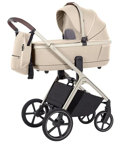 Універсальна коляска-книжка Carrello Vector CRL-6550 2в1 Seashell Beige - фото 2