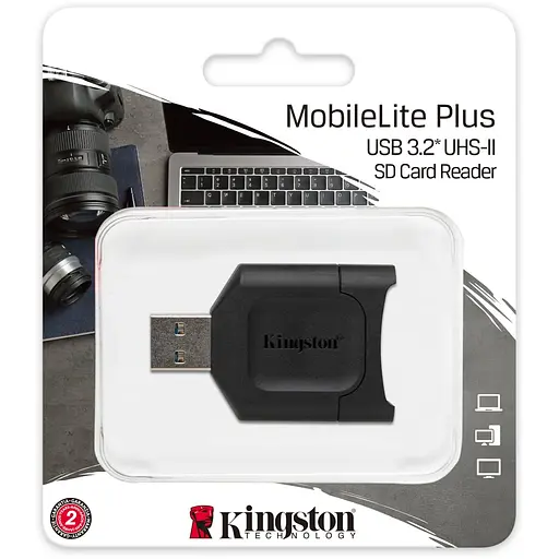 Кардридер Kingston USB3.2 MobileLite Plus SD Black (MLP) - фото 3
