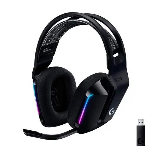 Игровая гарнитура Logitech G733 Lightspeed Wireless RGB Black (981-000864) - фото 1