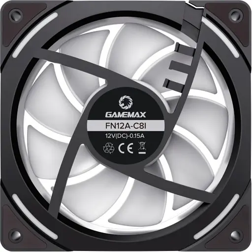 Вентилятор GameMax 120мм FN12A-C8I (FN12A-C8I) - фото 4