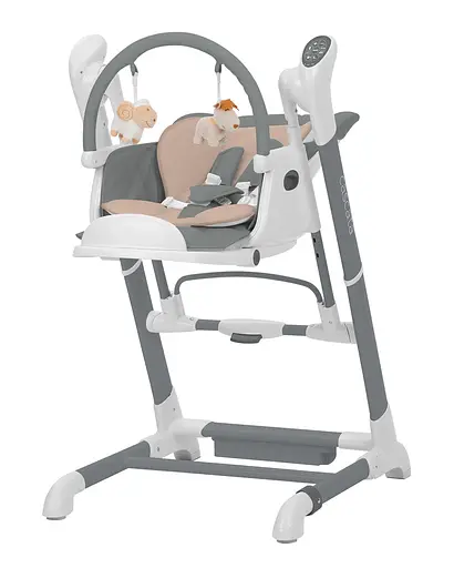 Стул-качели Carrello Cascata CRL-10303/1 Space Grey с сенсорной панелью - фото 2