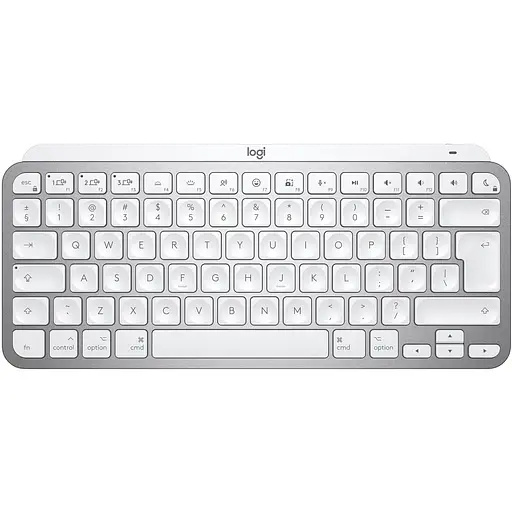 Клавіатура Logitech MX Keys Mini For Mac Wireless Illuminated Pale Grey (920-010526) - фото 1