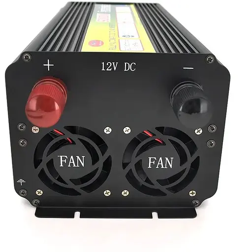 Инвертор напряжения Voltronic Wm-9000 (5400Вт), 12/220 с апроксимированной синусоидой, 2 универсальные розетки + USB, клемм - фото 2