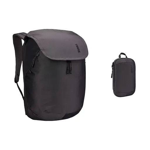 Комплект: Рюкзак Thule Subterra 2 Travel Backpack 26L Vetiver Grey (TH 3205056) + Органайзер Thule Subterra 2 PowerShuttle Small Vetiver Grey (TH 3205039)