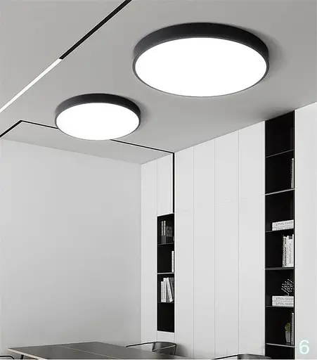 Світильник стельовий накладний Brille LED FLF-83 20W WW BK - фото 6