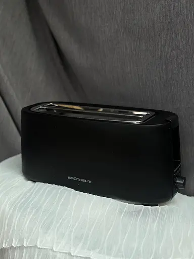 Тостер для хліба на 4 відділення Grunhelm GTR020BL тостерниця 7 ступенів прожарювання з функцією розморожування 1400Вт Чорний - фото 3