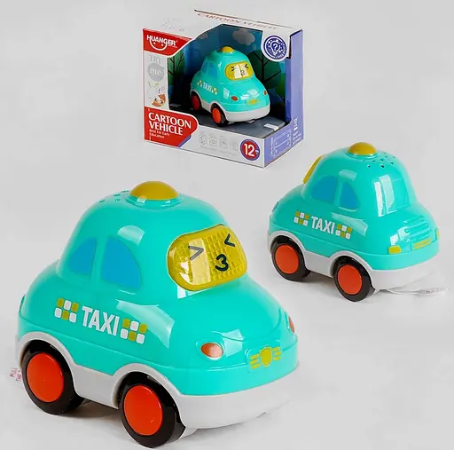 Машинка HE 0537-4 "Таксі", звук, світло, в коробці (6900048090060) - фото 2