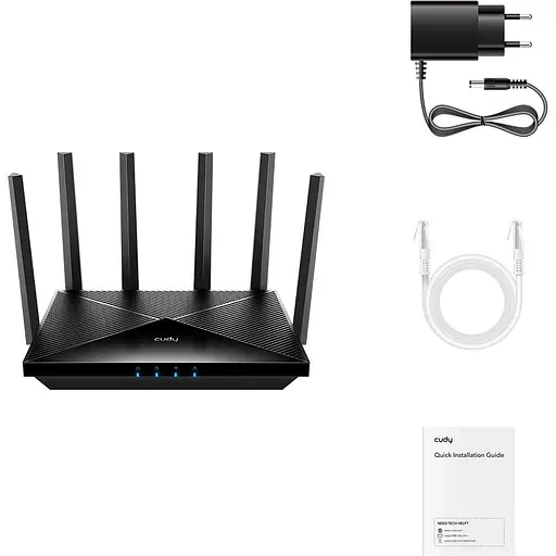 Роутер Cudy WR6500, BE6500 Gigabit Wi-Fi 7 Router (WR6500) - фото 3