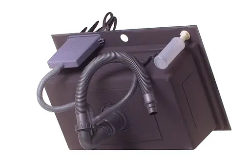 Кухонна мийка з нержавіючої сталі чорна з PVD покриттям мультифункціональна Nett NB-7048, Чорний - фото 4