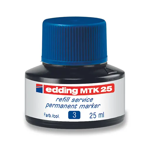 Чернила для заправки Edding Permanent e-MTK25 синие (e-MTK25/03)