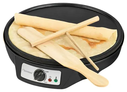 Блинница электрическая Bestron ASW602Z, электроплитка для приготовления блинчиков 30 см - фото 3