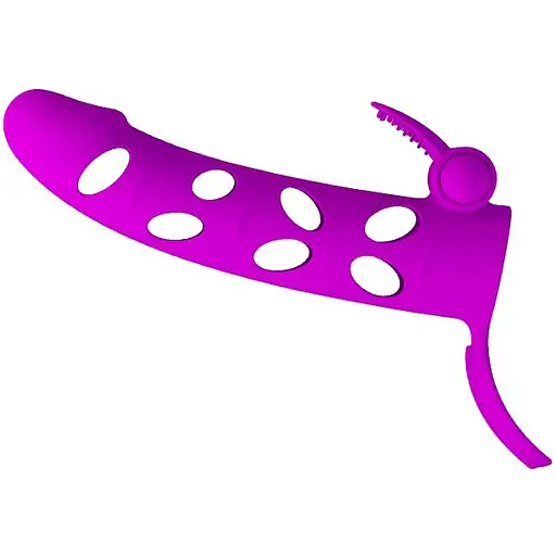 Насадка с вибрацией Pretty Love BI-026215-1, Фиолетовый - фото 3