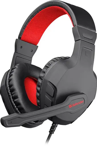 Гарнитура Defender Cujo 3.5 мм Black-Red - фото 2