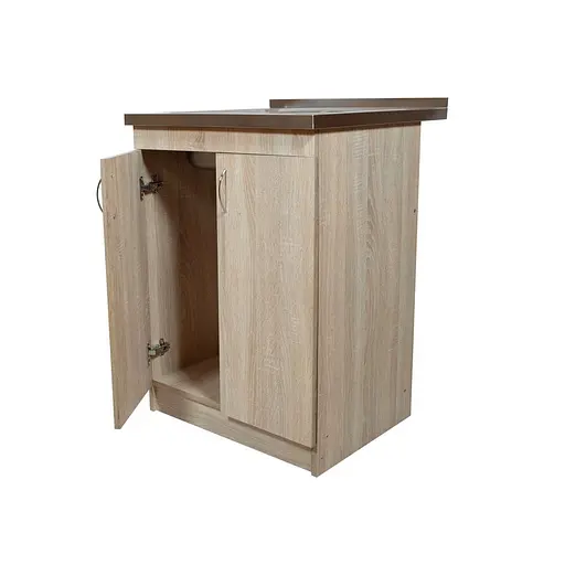 Тумба кухонна з накладною мийкою ЛДСП 60х60х83 см Дуб сонома (52868-01111) - фото 3