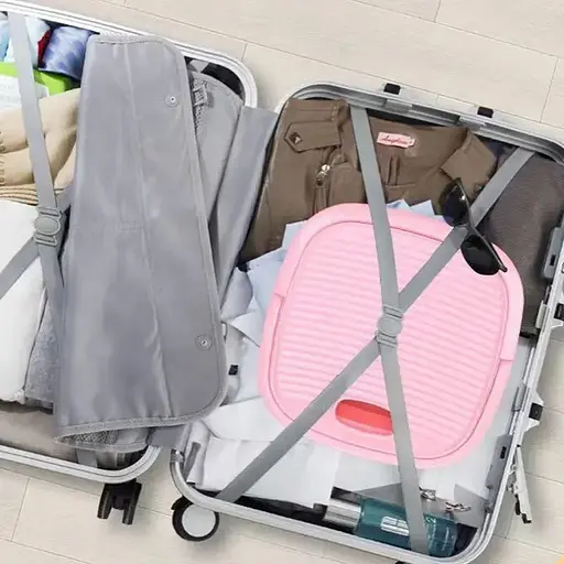 Стиральная машина UKC мини ведро MA2000 White Pink (16317) - фото 3