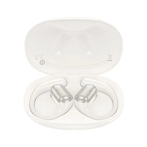 Наушники беспроводные Hoco EA6 Melody open true wireless BT headset белые - фото 3