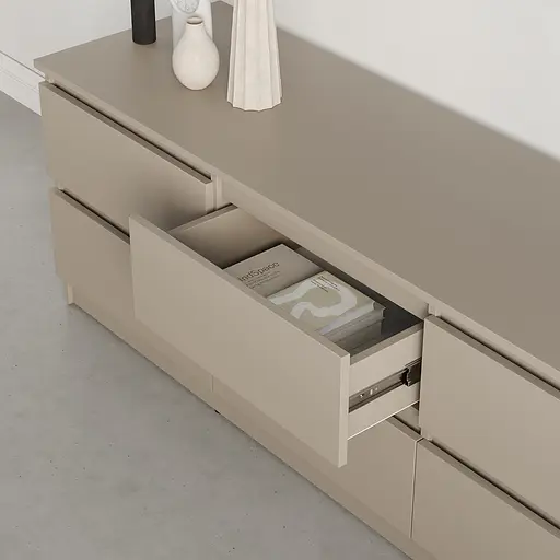 Тумба під телевізор MebelStar Нео 6Ш 150x43x53 см Кашемір (MBS-1282) - фото 3