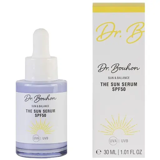 Сироватка Dr. Bouhon Sun & Balance The Sun Serum для обличчя сонцезахисна для чутливої шкіри SPF50 30 мл